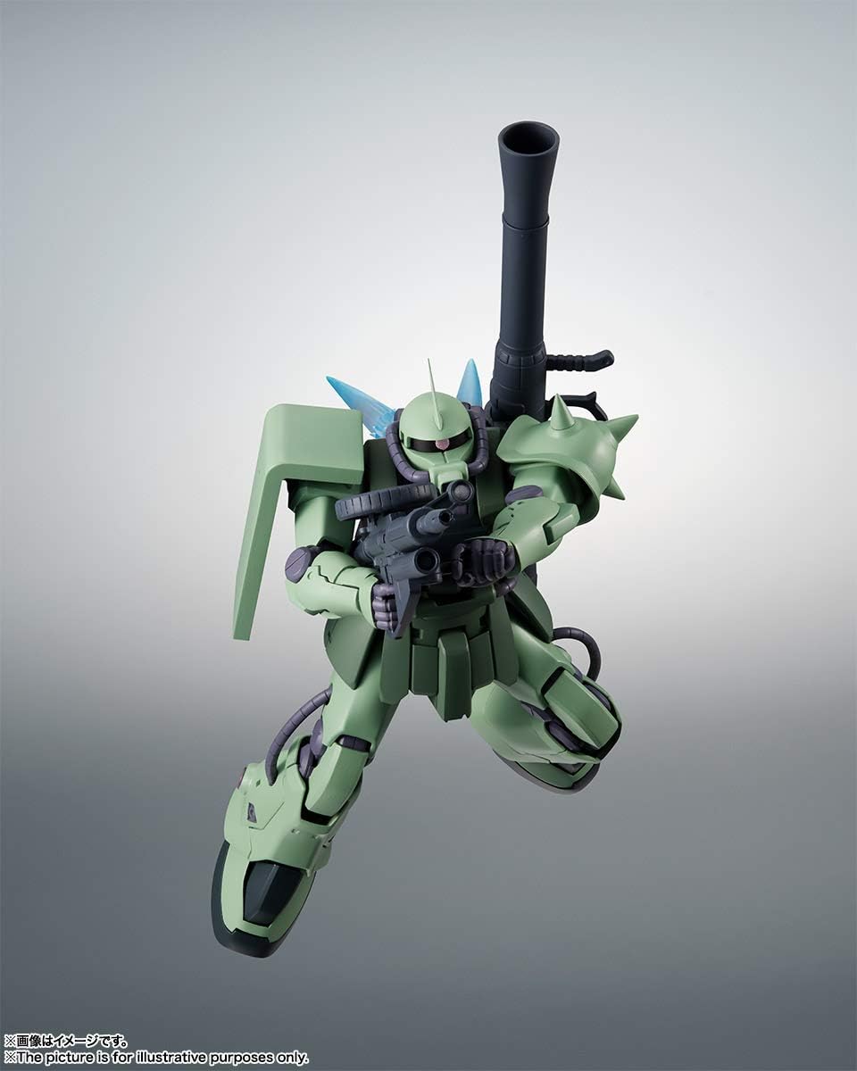 Robot Spirits Mobile Suit Gundam 0083 [SIDE MS] MS-06F-2 Zaku IIF2 Type Version A.N.I.M.E. Approx. 4.9 inches (125 mm), ABS & PVC Pre-painted Action Figure
