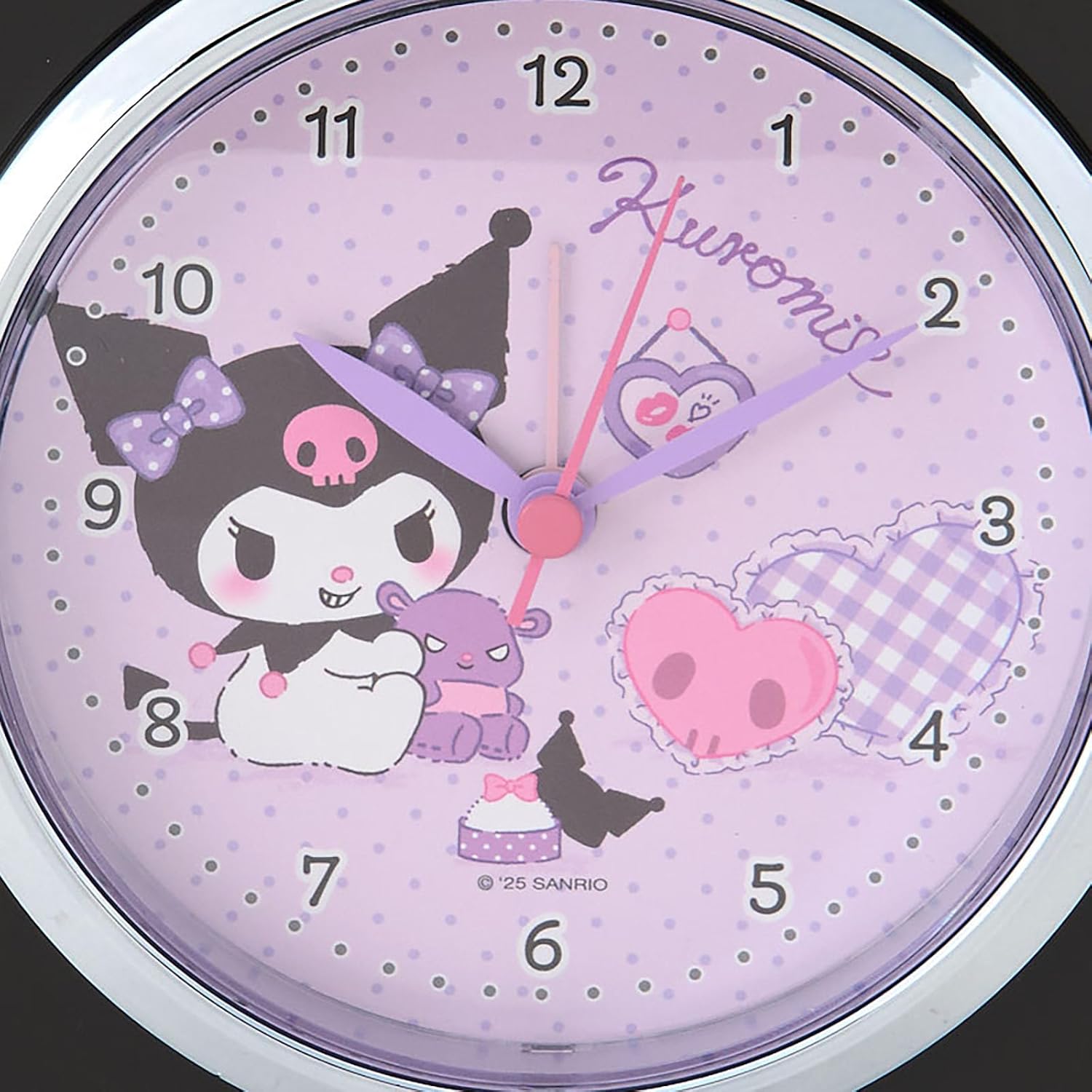Sanrio Alarm Clock Kuromi ABS Resin with Light 306720
