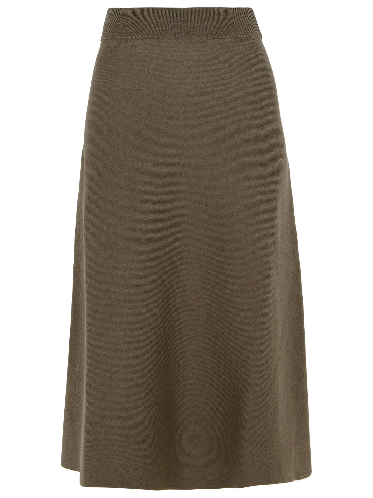 Lanvin ランバンベージュウールブレンドスカート - Image 5