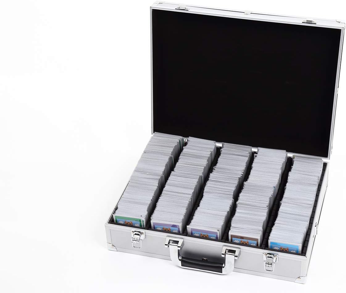 TOYGER CEO Storage Aluminum Attach Case for Over 5000 Cards (Silver)