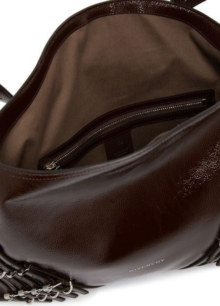 GIVENCHY ミディアム ヴォワイユー パテントレザー マルチバックル付き バッグ - Image 5