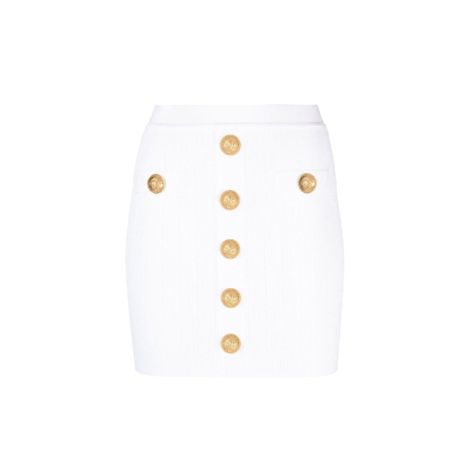 Balmainストレッチミニスカート - Image 5