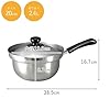 Shimomura 40798 Boiled Meijin Single Hand Pot, 7.9 inches (20 cm)