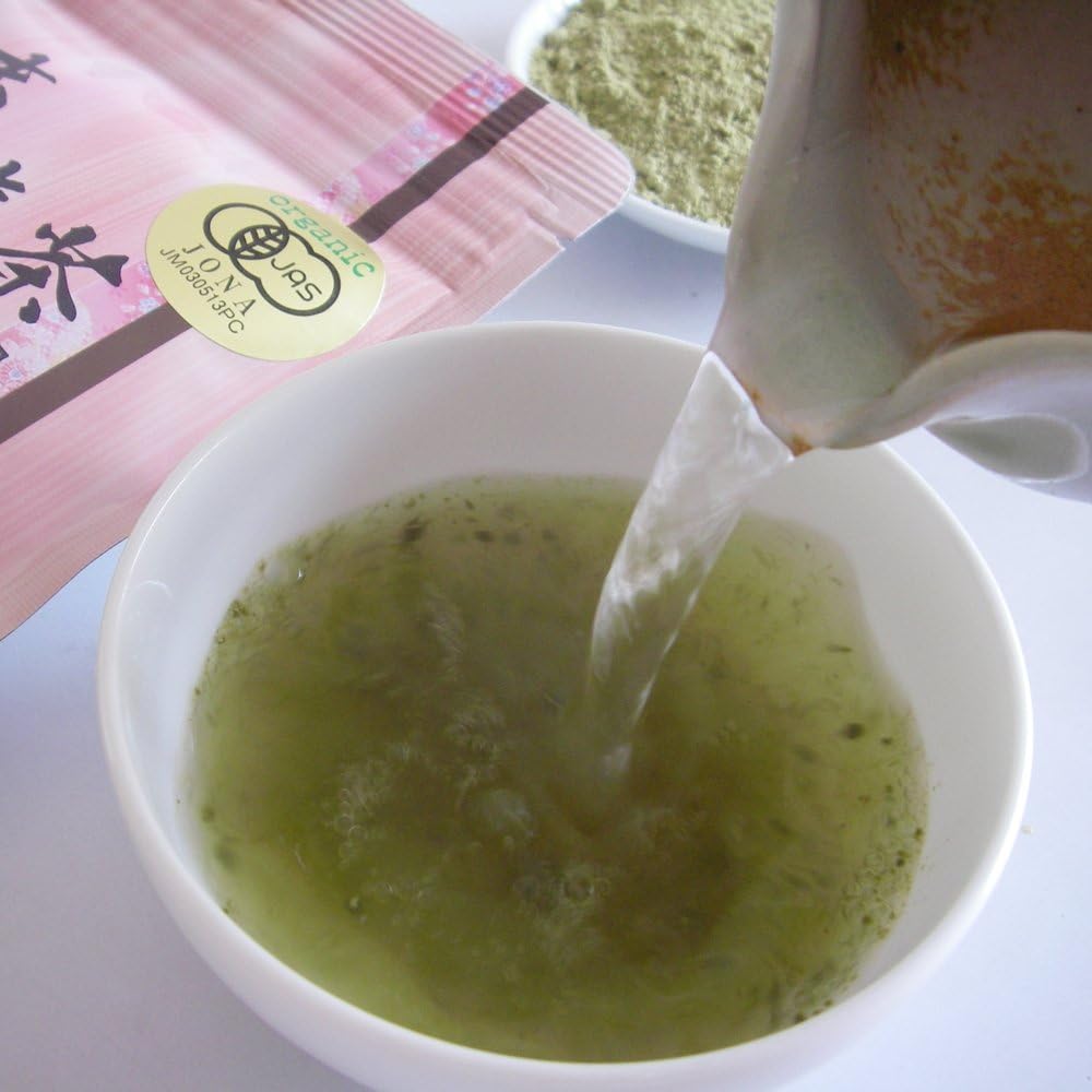 Organic Powdered Brown Rice Tea 1.4 oz (40 g) with Matcha