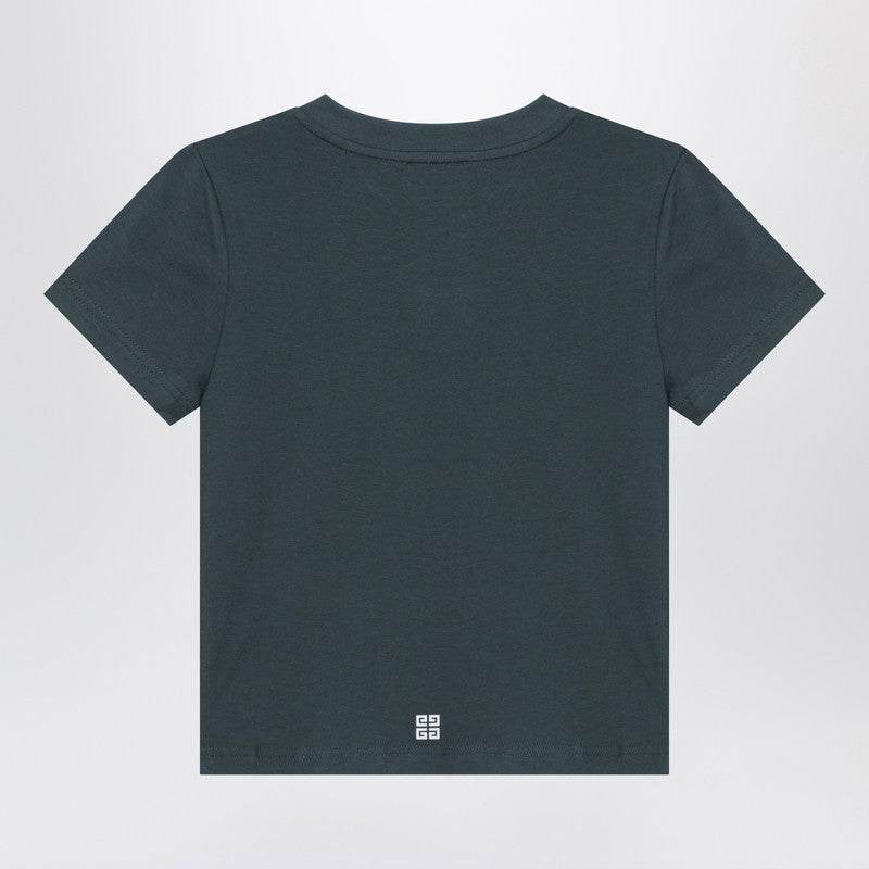 Givenchy Givenchy Dark Green T Shirt With Logo - Image 5