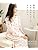Nishiki Women's Sleepwear, Pajamas, Made in Japan, Domestic Sewing, 100% Cotton, Smooth Material, Skin-friendly, Dress, Long Sleeve, Open Front, Long Length, Spring and Autumn, Room Wear, Loungewear