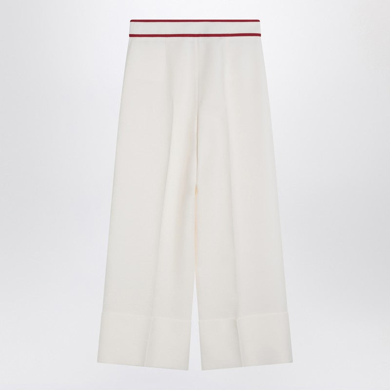 Valentino 金vを備えたヴァレンティーノアイボリーズボンv - Image 5