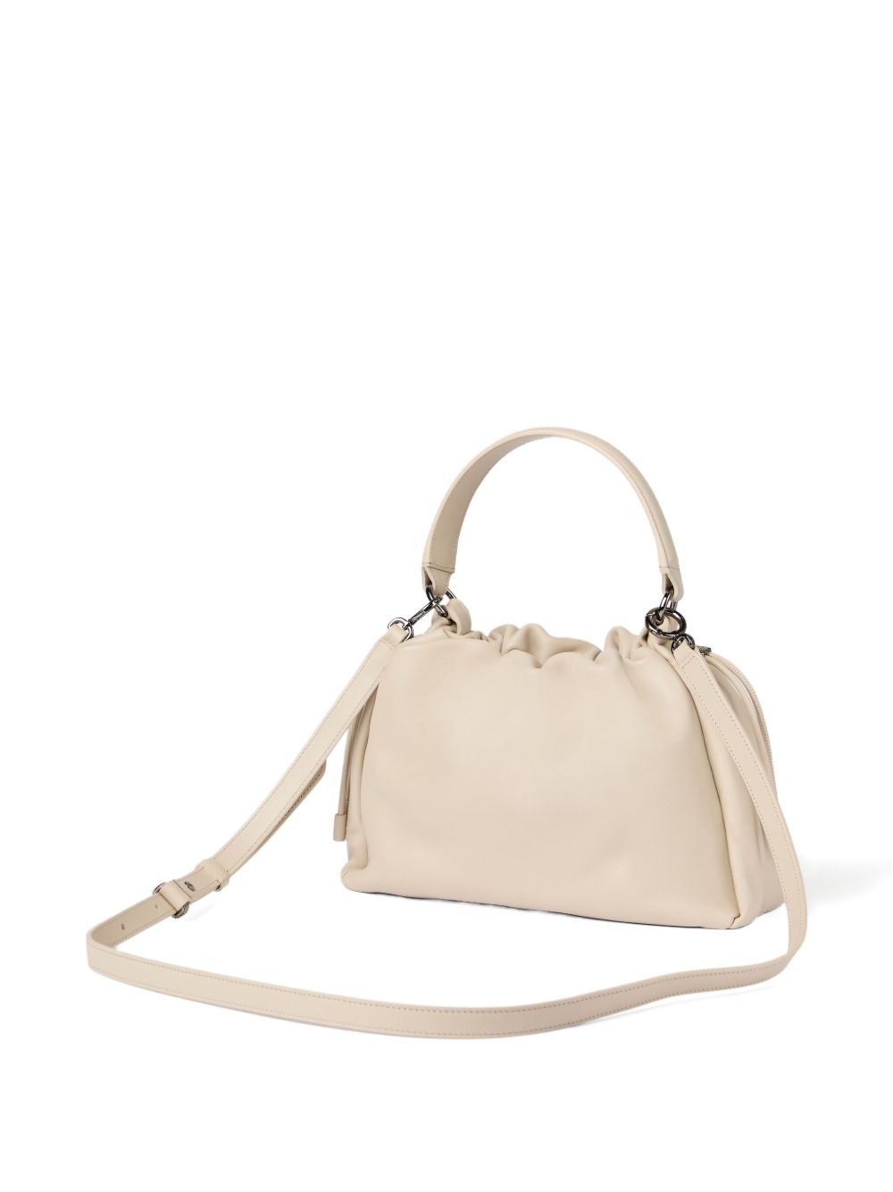Brunello Cucinelli Bucket Mellow Small Leather Handbag - Image 5