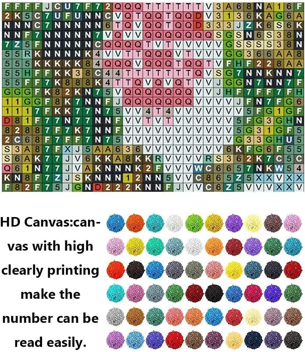 SY-Alisa Diamond Art, Hunter X Hunter Classic Japanese Anime, 5D Diamond Art Kit All Over Application Type Bead Art DIY Craft Kit 40x50cm