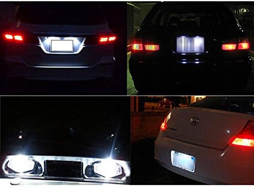 Car LED License Lamp 36 LED White License Plate Light Genuine Replacement Light Exterior Rear Custom Parts License Plate Light for Honda