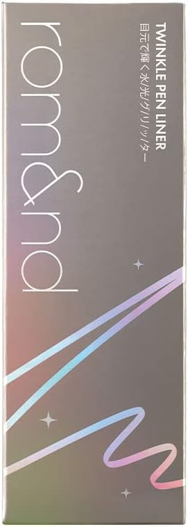 [rom&nd] Rom&Twinkle Pen Liner (01 Silver Flake)