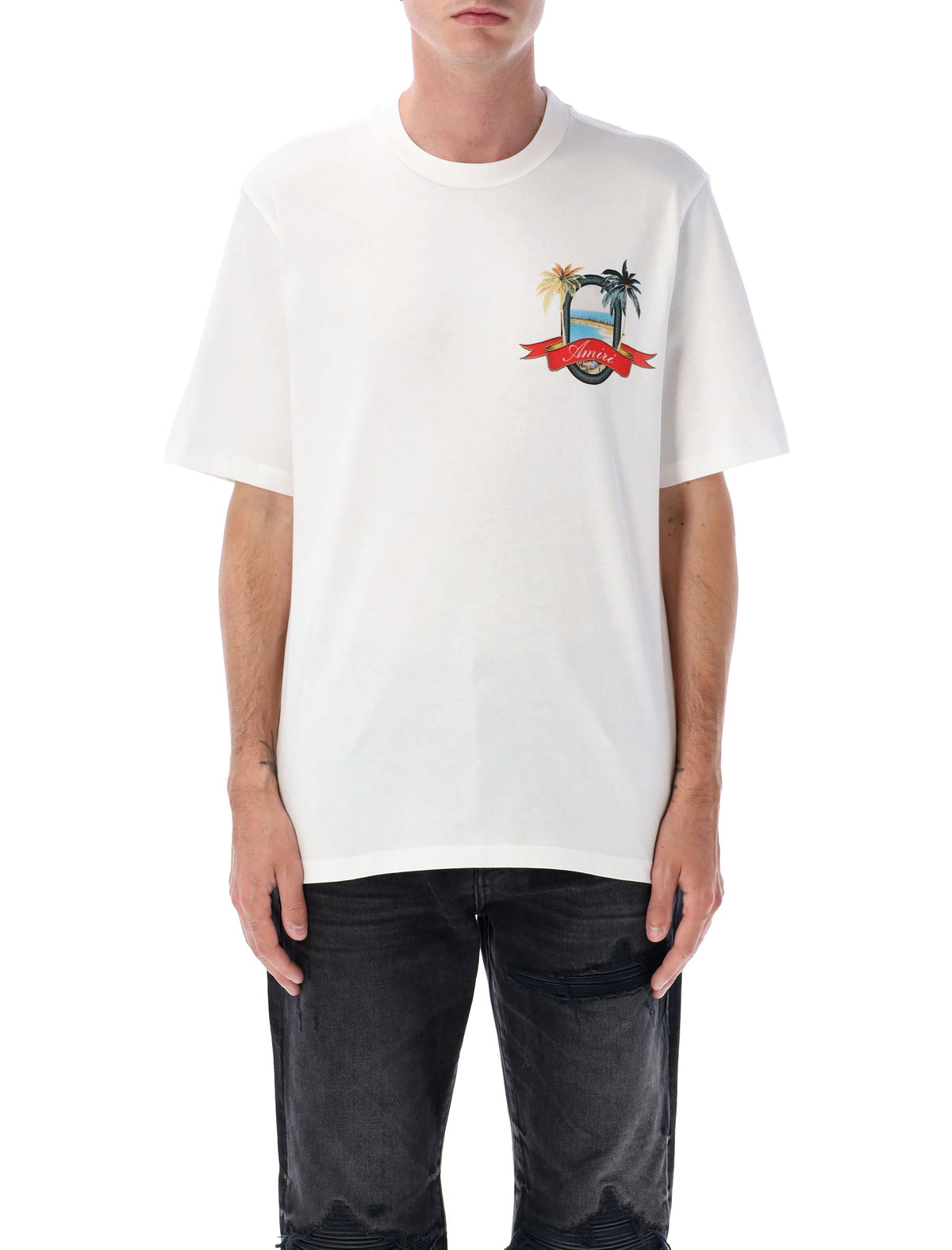 Amiri アミリTシャツとポロスホワイト - Image 5