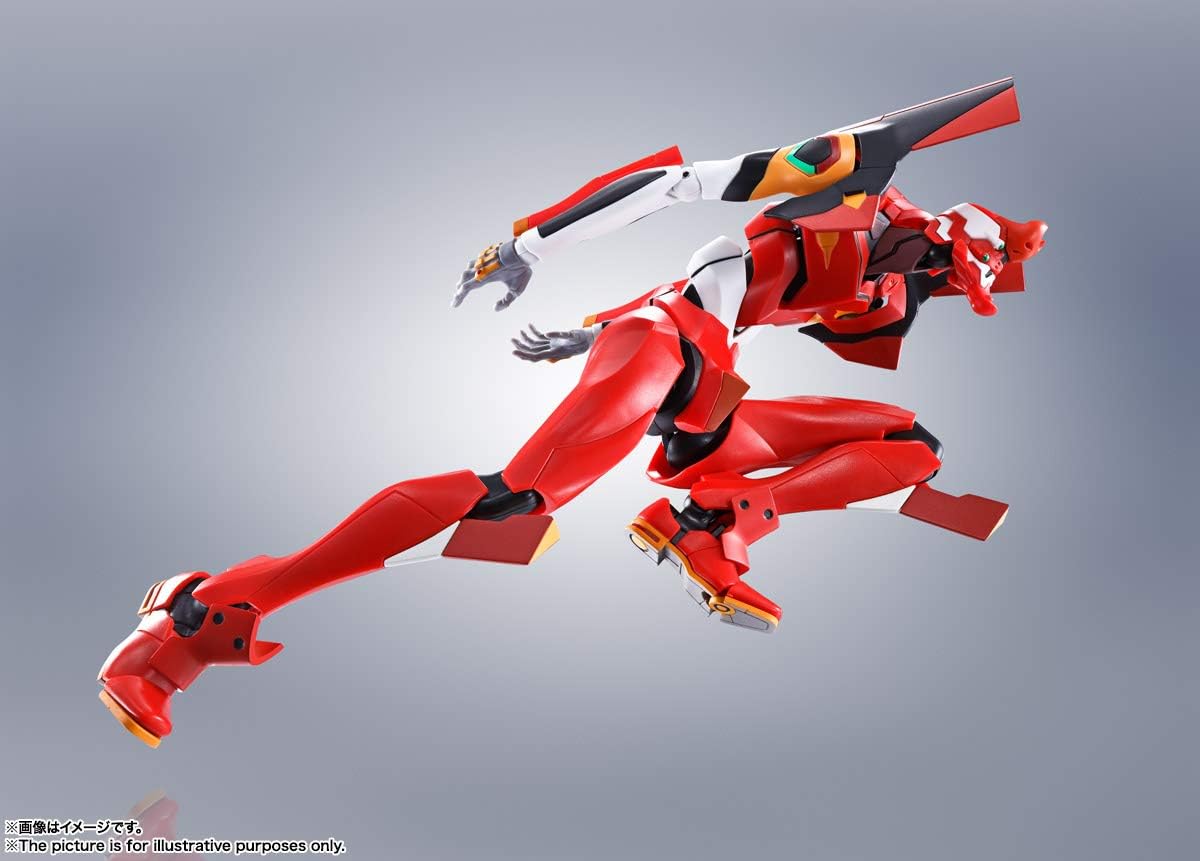 Robot Spirits Evangelion [Side EVA] Evangelion Unit 2 + S Type Equipment - New Movie Version Approx. 6.7 inches (170 mm), ABS & PVC Pre-painted Action Figure