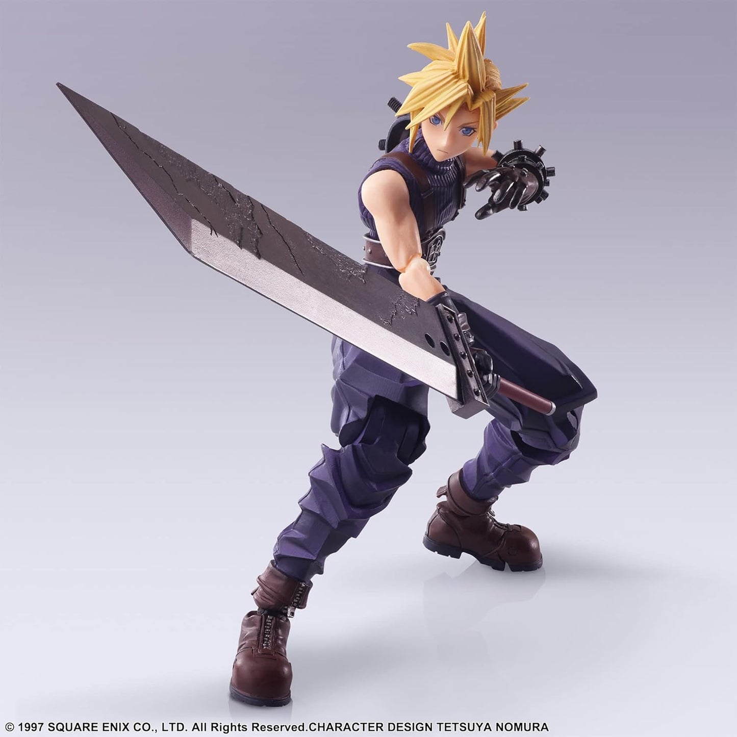 Final Fantasy VII Bling Arts Cloud Strife PVC Pre-Painted Action Figure