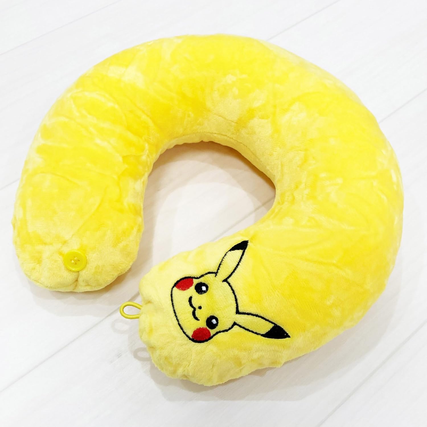 MORIPiLO Pokemon Pikachu Neck Pillow (Transformation Neck Pillow) Plush Cushion Pokemon Yellow 11.8 x 6.3 inches (30 x 16 cm), Character Pillow Morisita