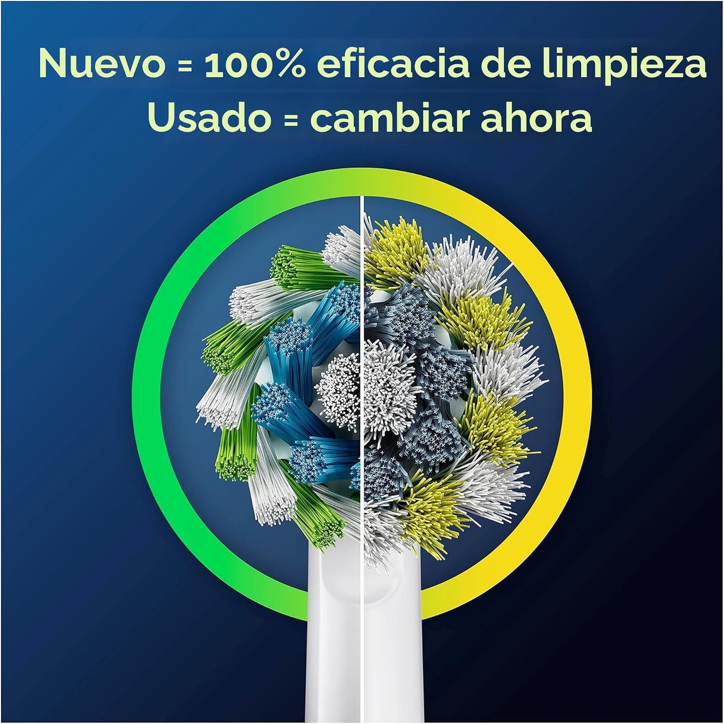 Oral B Cross Action Recambio de cabezales de cepillo de dientes eléctrico, 4 unidades