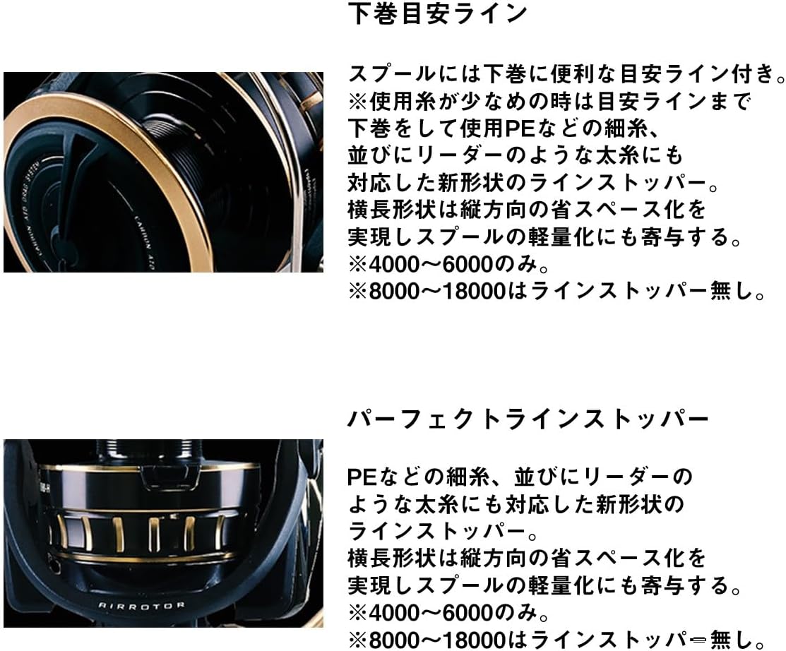 DAIWA Spinning Reel 23BG SW 4000-18000 Various (2023 Model)