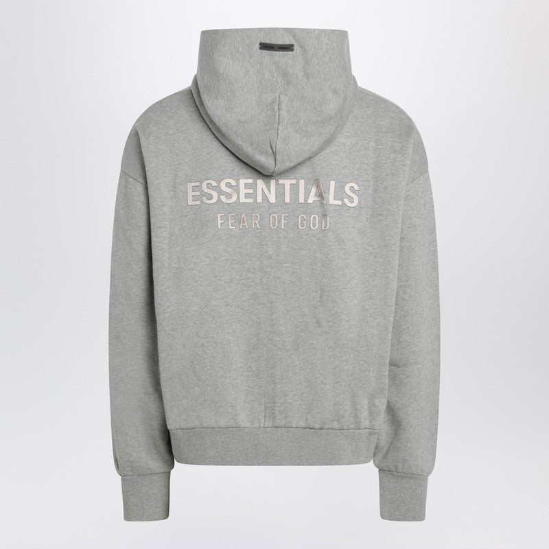 Fear Fear Of God Essentials グレー コットン フリース パーカー - Image 5