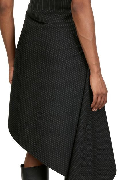 COURREGES Asymmetrical pinstripes skirt - Image 5