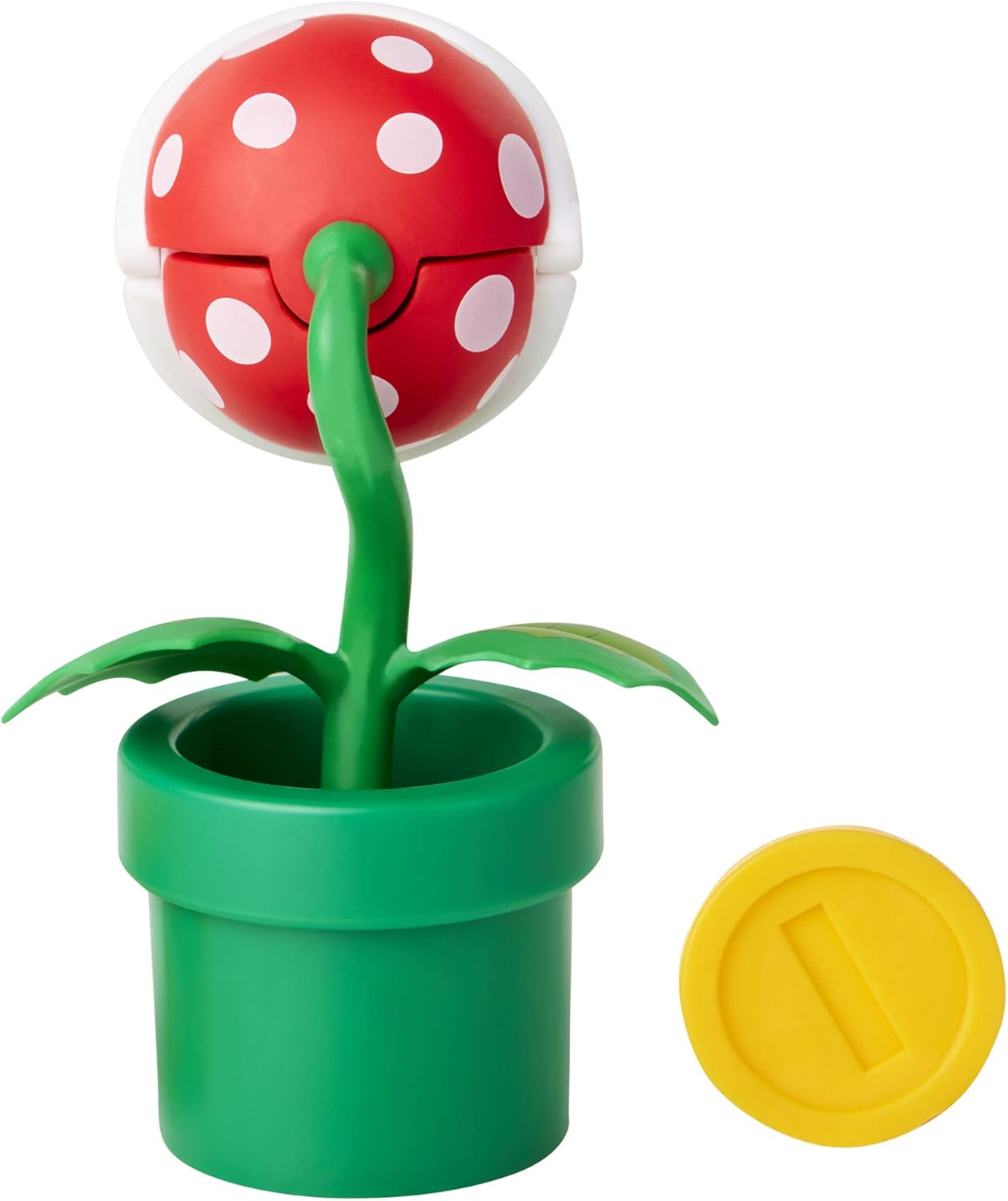 Sanei Boeki FCP-007 Super Mario Figure Collection Plus Pakkun Flower with Coin