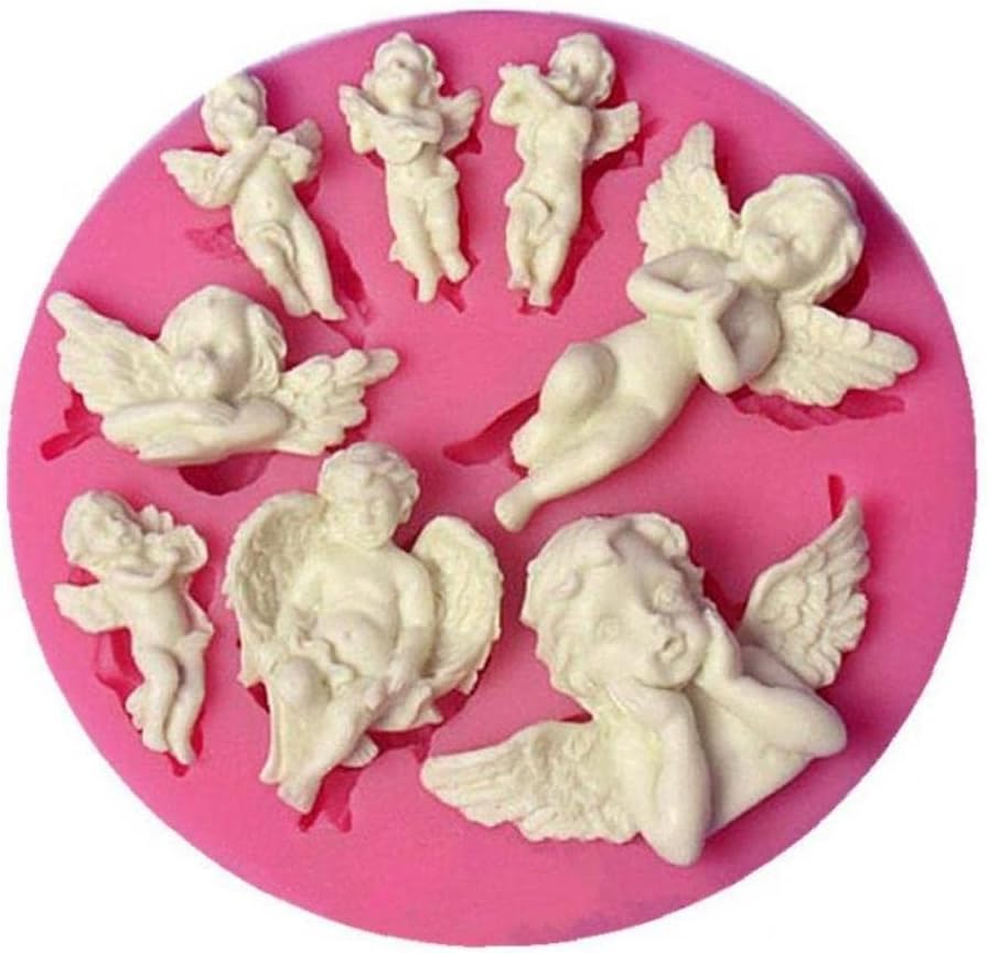 Cake Mold Angel 3d Silicone Mold Chocolate Mold Pastry Mold Fondant Cake Decorating Tool Diy Pastry Baking Mold