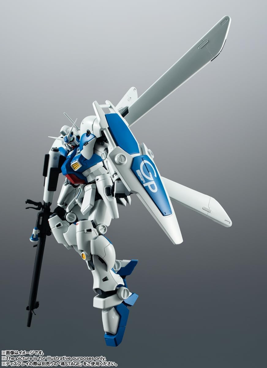 TAMASHII NATIONS ROBOT魂 Mobile Suit Gundam 0083 STARDUST MEMORY RX-78GP04G, Gundam Prototype #4 Gerbera Ver. A.N.I.M.E., Approx. 4.9 inches (125 mm), PVC & ABS Painted Movable Figure