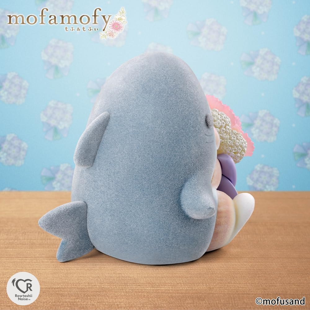 Rowtashii Noise Mofamofy Mofusand Shark Nyan, Approx. 3.5 inches (90 mm), PVC, ABS & Nylon, Pre-painted Complete Figure