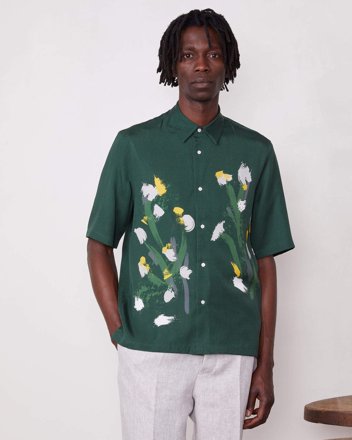 Off Officine Generale Shirts Green - Image 5