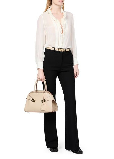 FERRAGAMO Gancini tone-on-tone belt - Image 5