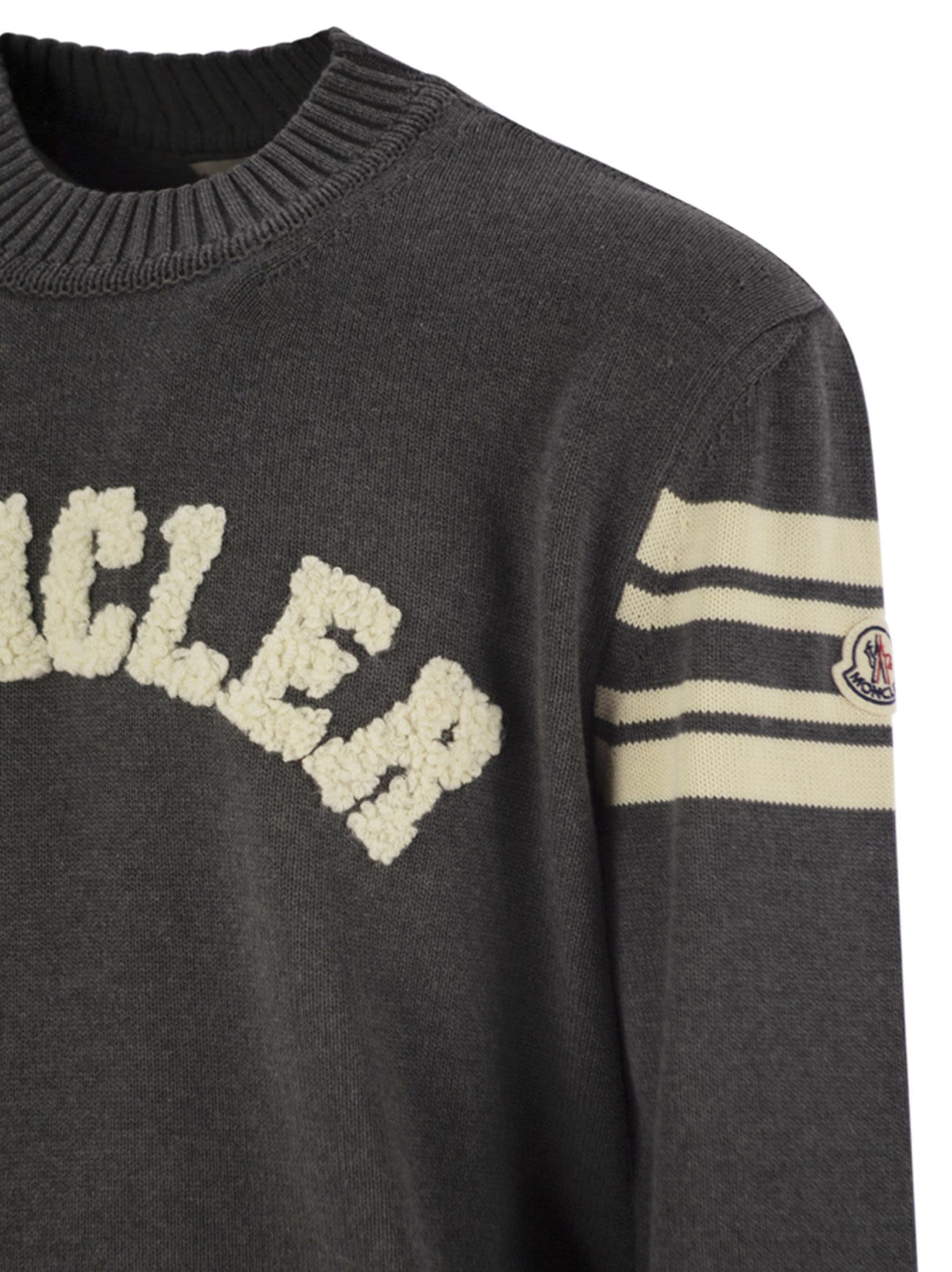 Moncler モノグラムを刺繍したモンクラーウールジャンパー - Image 5