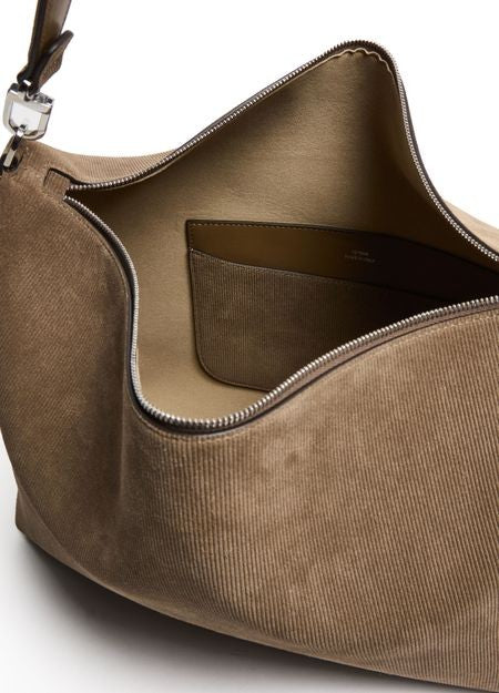 TOTEME Bevel medium bag in cord-suede - Image 5