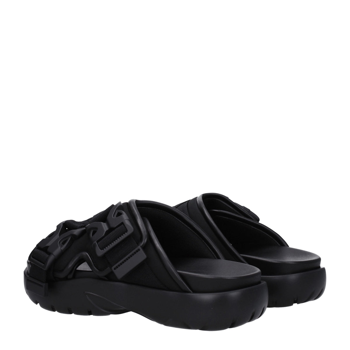 Bottega Bottega Veneta Slippers And Hooves Man Fabric Black - Image 5