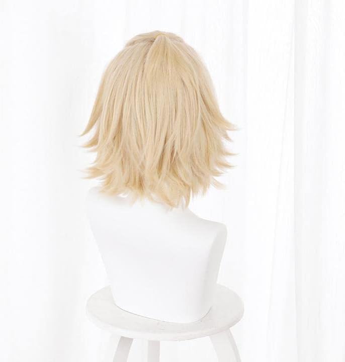 LVMEY Tokyo Revengers Cosplay Wig, Manjiro Sano, Heat Resistant, Disguise Wig, Cosplay Wig, Cosplay Costume, Comic Event, Halloween, Christmas, Cultural Festival, School Festival, Wig Net Included