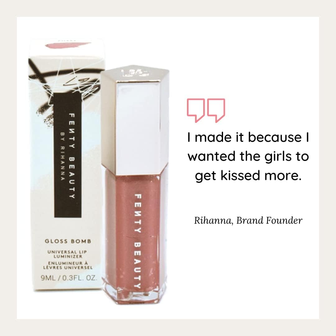 FENTY BEAUTY BY RIHANNA Gloss Bomb Universal Lip Luminizer - FUSSY - shimmering pink 9ml (x1)