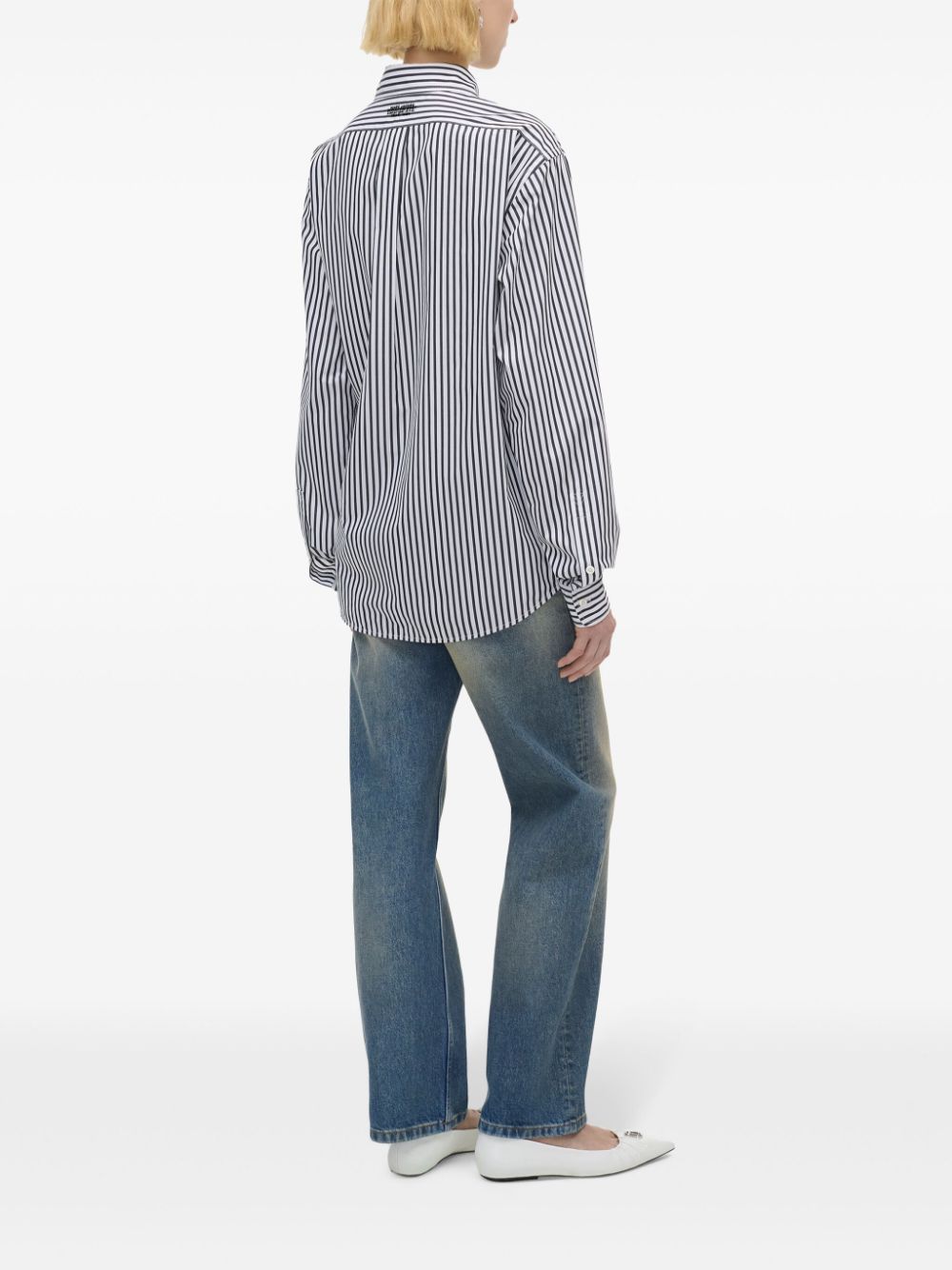 Marc マークジェイコブスストライプコットンシャツ - Image 5
