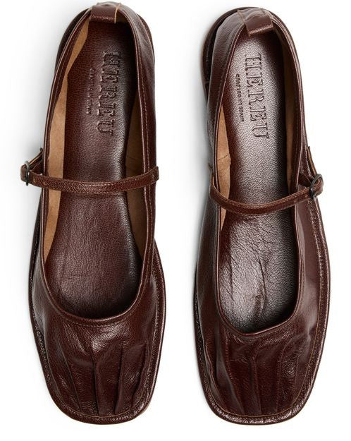 HEREU Dansa フレキシブル シャイニー バレリーナシューズ - Image 5