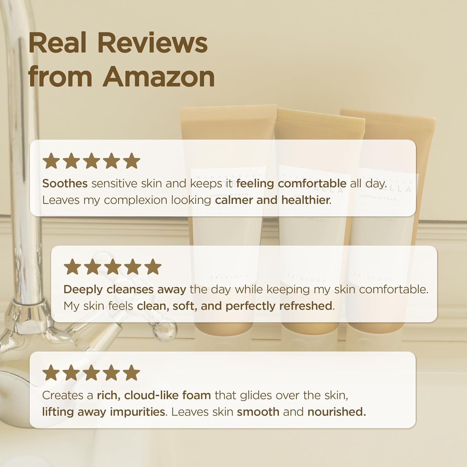 SKIN1004, マダガスカル産ツボクサ アンプルフォーム、125ml（4.22液量オンス）