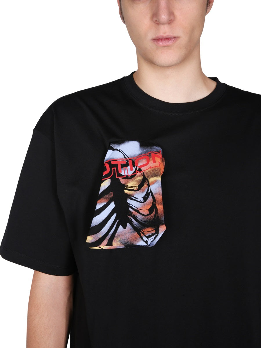 Raf 印刷されたディテール付きRAF Simons Tシャツ - Image 5