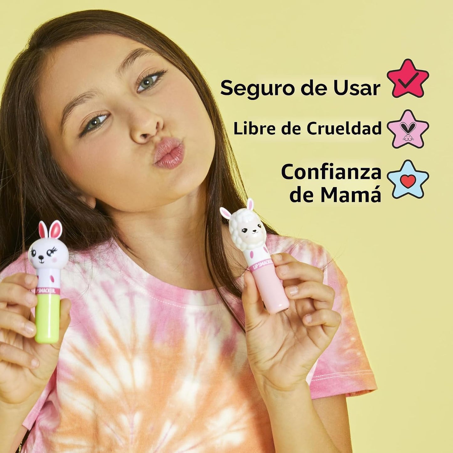 Lip Smacker Lippy Pals Unicorn, Bálsamo labial con sabor hidratante y suavizante de brillo suave, sabores deliciosos hidratantes y protectores, libre de crueldad y vegano - Magia de unicornio