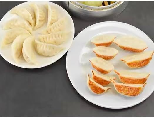 Realistic Appearance: Food Sample, Set of 10, Dumplings, Baked Dumplings, Chinese Cuisine, Life-Sized, Total Length: 2.4 inches (6 cm), Realistic Fake, Interior Display
