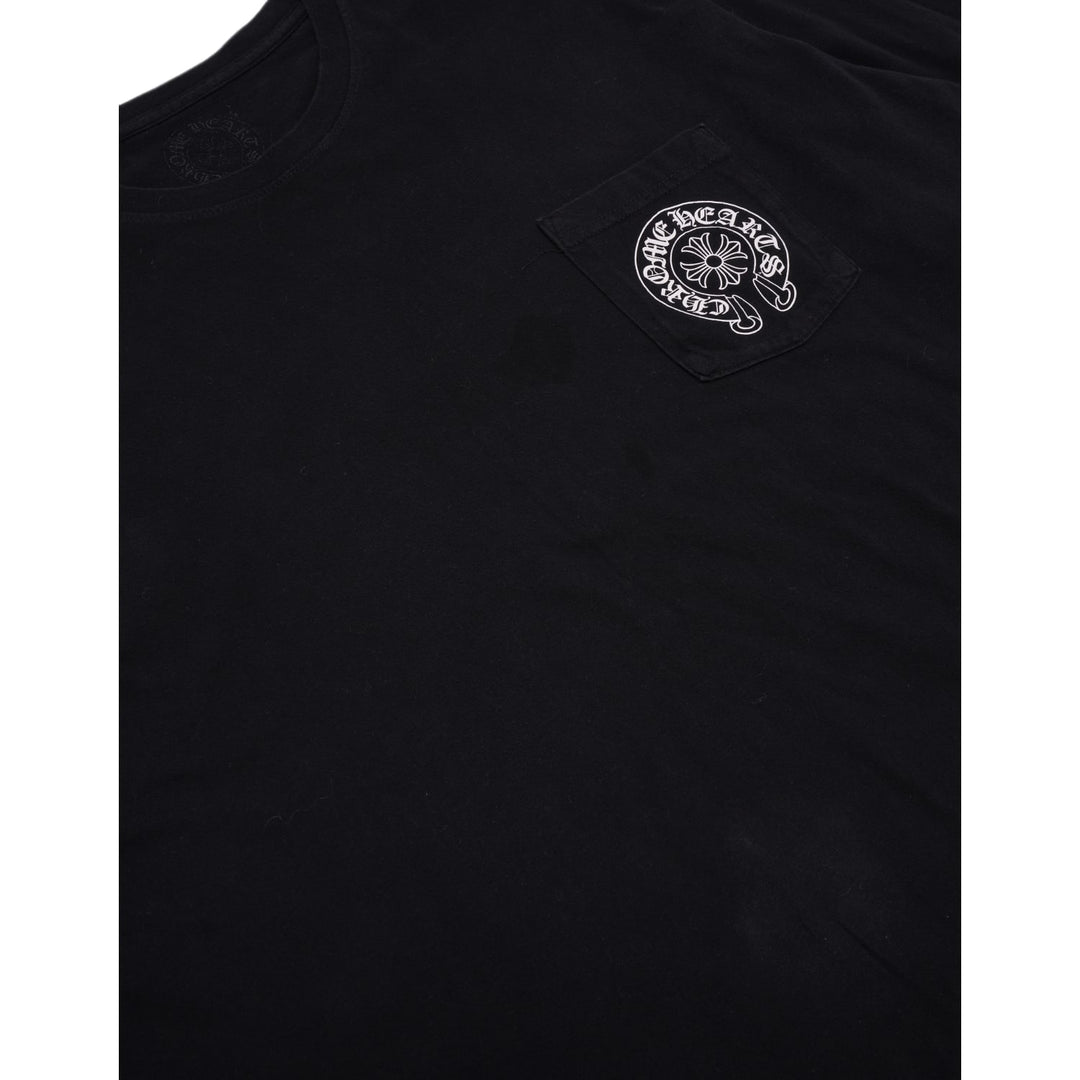 CHROME HEARTS 'LA T BAR' BLACK LONGSLEEVE TEE