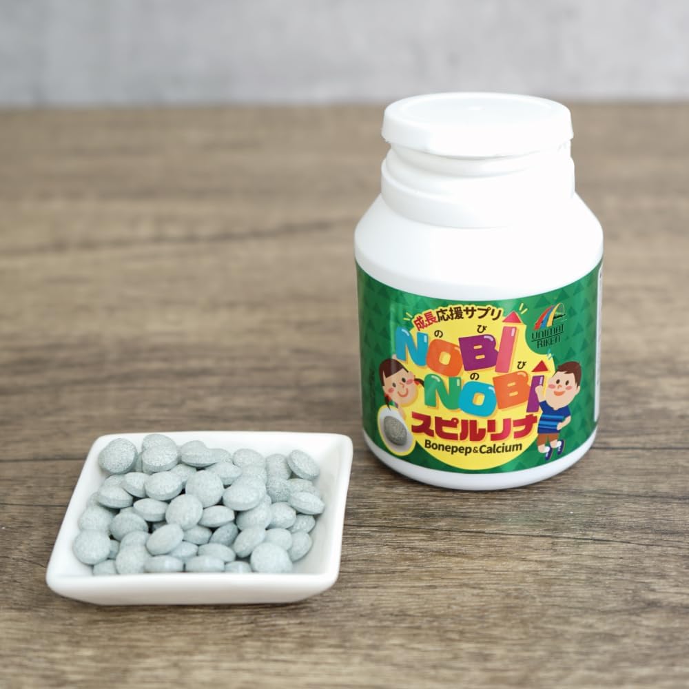 Unimat Riken NOBINOBI Spirulina, 150 Capsules