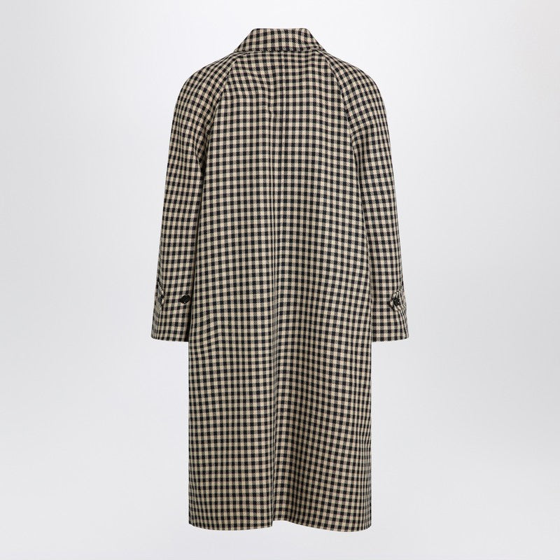Valentino 綿とウールのヴィシーパターンを備えたバレンティーノコート - Image 5