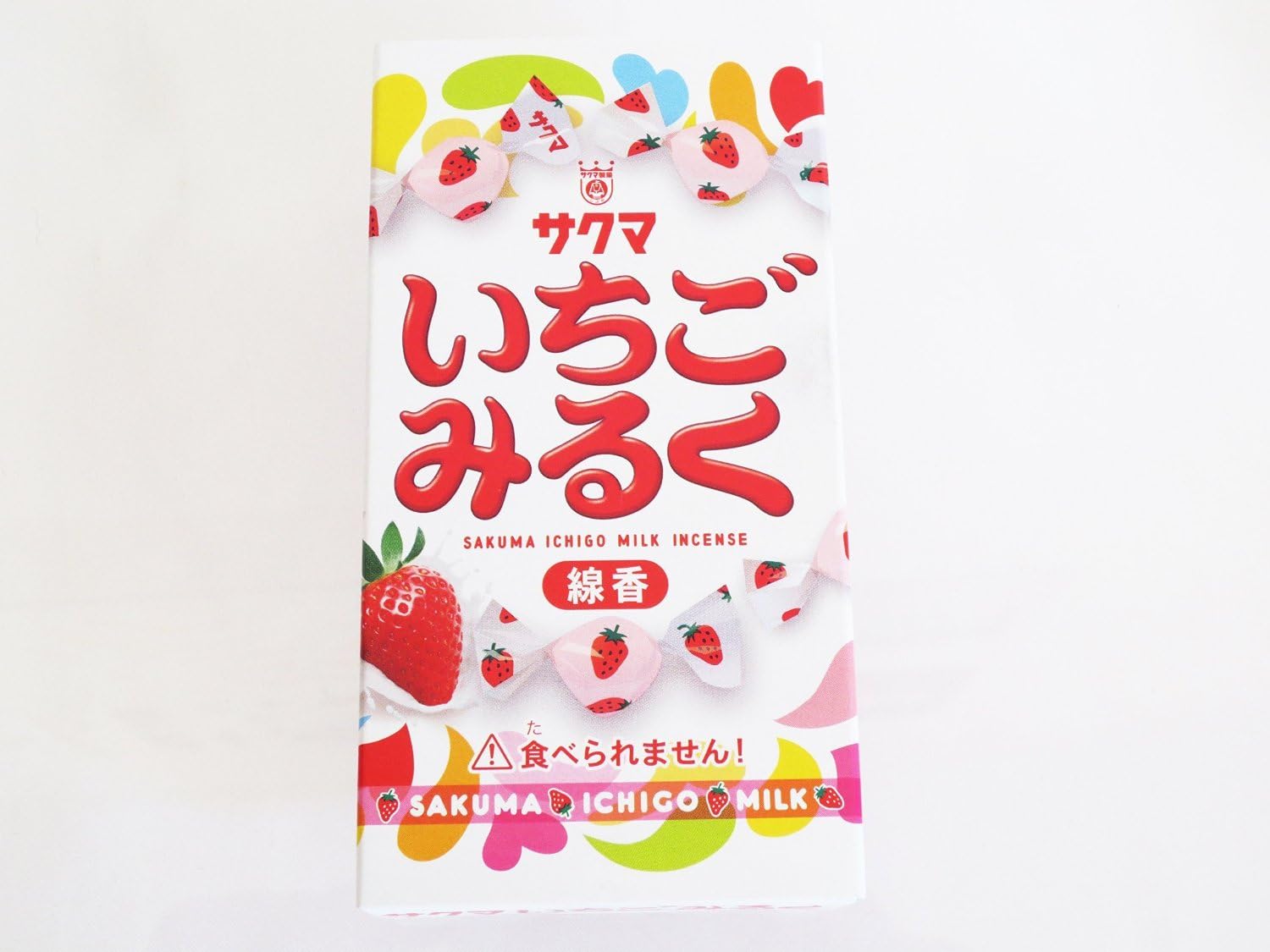 ミニ線香 いちごみるく 約50g いちごミルクキャンディの香りのお線香 ろうそく8本入り Cセット