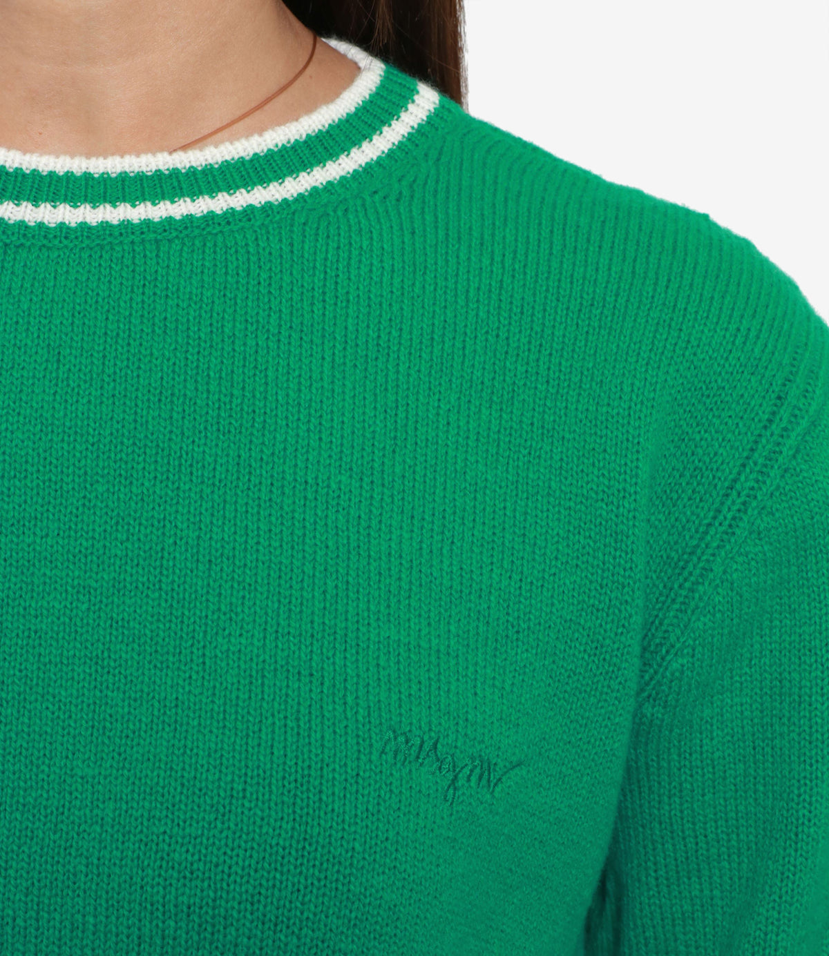Msgm MSGMセーターグリーン - Image 5