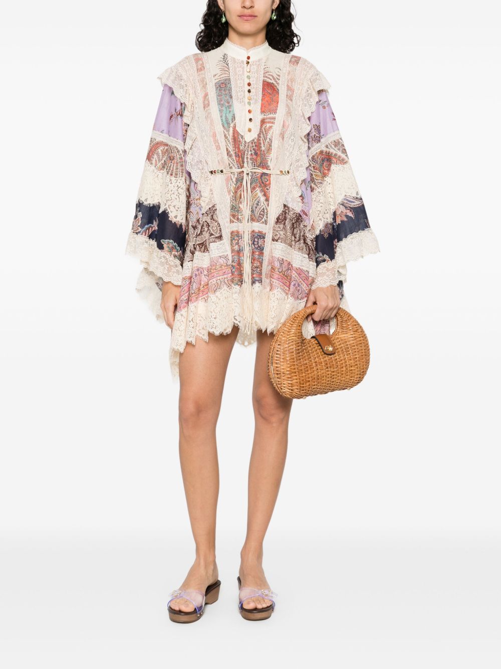 Zimmermann Zimmermann Rhiannonプリントコットンミニドレス - Image 5