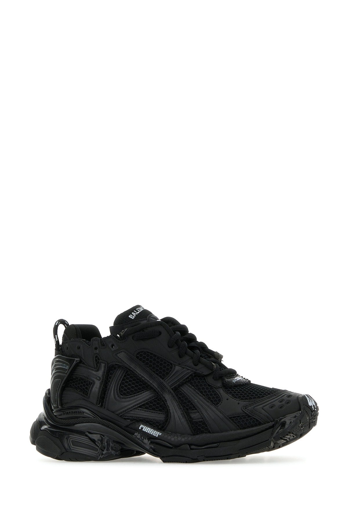 Balenciaga Balenciaga Black MeshとRubber Runnerスニーカー - Image 5