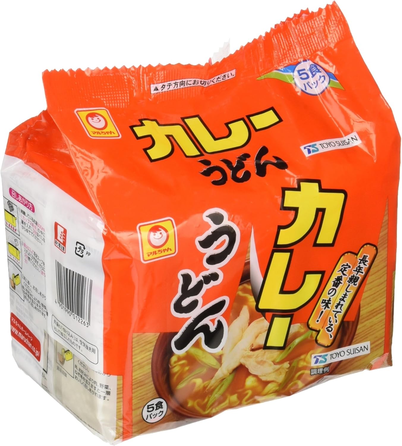 Maru-chan Curry Udon Noodles, Sweet 5 Servings