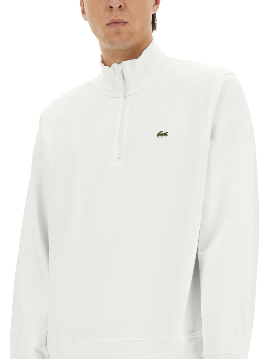 Lacoste ラコステ4分の3のジッパースウェットシャツ - Image 5
