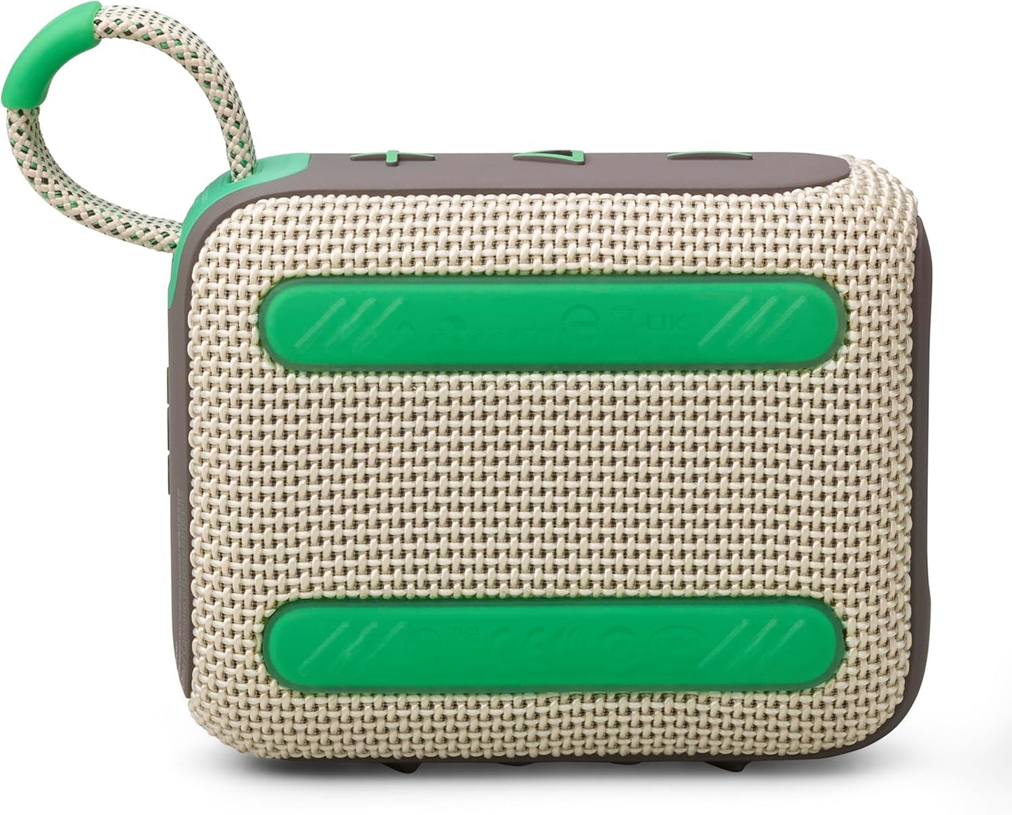 JBL GO 4 Bluetooth Speaker, USB-C Charging, IP67 Dustproof and Waterproof, App Compatible, Passive Radiator, Portable, Wimbledon Green JBLGO4SAND
